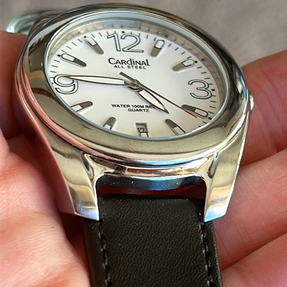 Cardinal All Steel Watch - New crystal, band, and battery! - Picture 11 of 13
